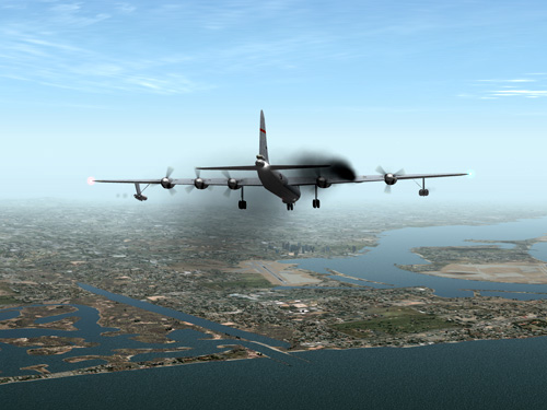 B-36 on Final Approach