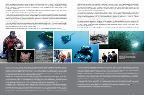 Diver Magazine Story, Part 2