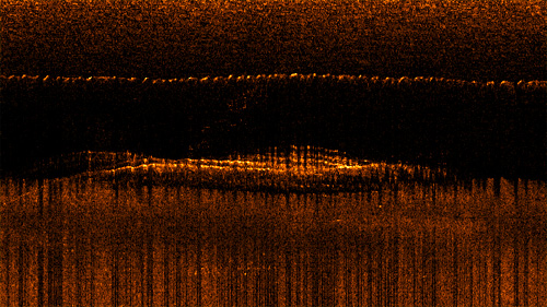 USS Hopewell Side Scan Sonar Image