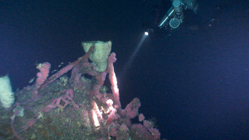 Bow of USS Vammen