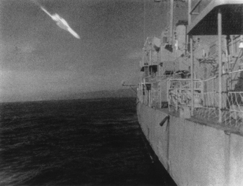 USS Vammen before missile strike